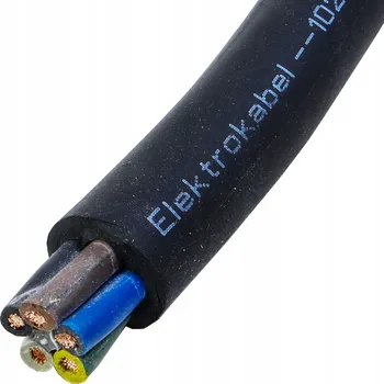 elektrický kabel Elektrický Kulatý kabel v gumové izolaci OW MojeLedy 5 x 2,5
