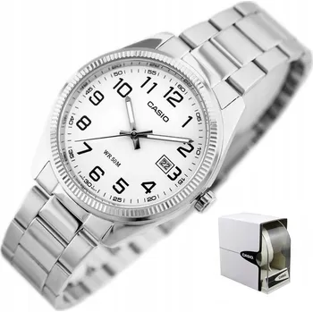 Hodinky Pánské hodinky Casio COOLER stříbrné datumovka čitelné číslice + GRAVÍROVÁNÍ na krabičce