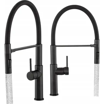 Vodovodní baterie Stojánková kuchyňská baterie APKOMFORT VENTO černá