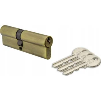 Vložka do dveří VLOŽKA PATENTOVÁ 3 KLÍČE 35/35 PATINA