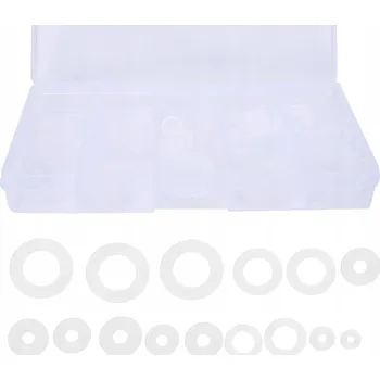 Vrták 250 ks Nylonové ploché podložky pro vodní dýmky, těsnící sada