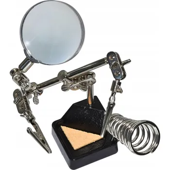 IP kamera Stojan na páječku s lupou a držákem - třetí ruka