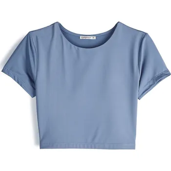 GATE Hladké zkrácené tričko 42 225-1034/7390