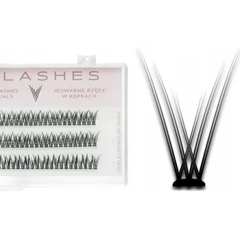 Umělé řasy Řasy v trsech pro líčení V-Lashes 0,07 D 8 mm