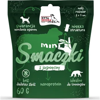 Pamlsek pro psa Pamlsky pro psy s jehněčím masem Syta Micha 60 g