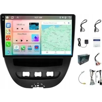 Autorádio AUTORÁDIO NAVIGACE GPS ANDROID TOYOTA AYGO 2005-2014 CARPLAY WIFI 4GB 64GB