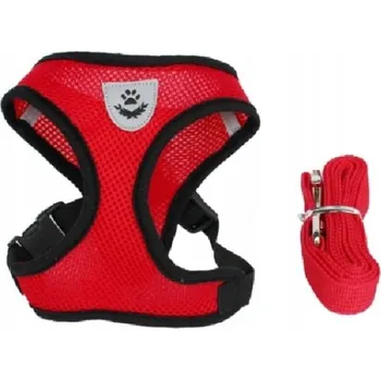Postroj pro psa Beztlakové vycházkové postroje pro psa kočku s vodítkem S, PRODYŠNÉ