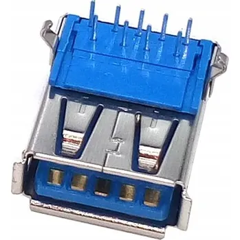Elektrická zásuvka USB konektor typ A SE Gniazdo USB A 3.0 9pin PCB