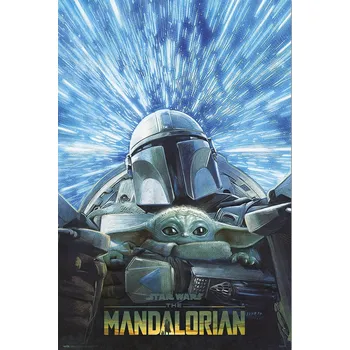 Obraz Plakát Star Wars The Mandalorian bez rámu 61 x 91,5 cm