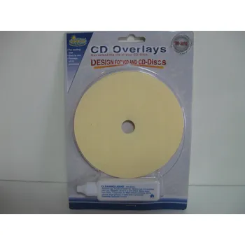 Ochranná Fólie na CD/DVD disky + Čisticí roztok
