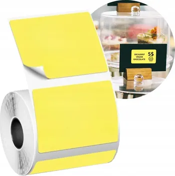 Příslušenství pro čtečku elektronické knihy Etikety samolepky žluté pro tiskárnu 11354 57 mm x 32 mm Phomemo 1000 kusů