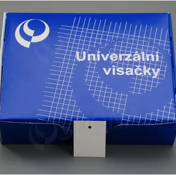 Dárková visačka Visačky 3x4 bez tisku bílé