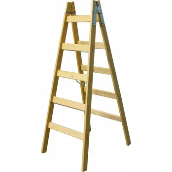 Žebřík Štutika Žebřík dvojitý 5př.EN 131 162cm/rozteč 30cm