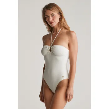 Dámské plavky PLAVKY GANT SWIMSUIT EGGSHELL