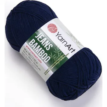Příze Yarn Art Jeans Bamboo 125 tmavě modrá