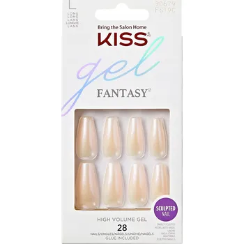 Umělé nehty Umělé nehty Gel Fantasy třpytivé L FS19C KISS 1 Ks.