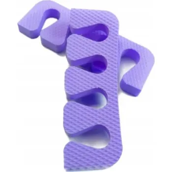 Oddělovače prstů na pedikúru, fialové