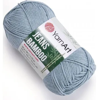 Příze Yarn Art Jeans Bamboo 120 světlá šedozelená