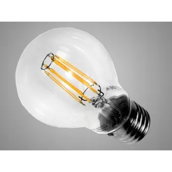 Žárovka LED žárovka Filament G60 E27 6W Teplá bílá