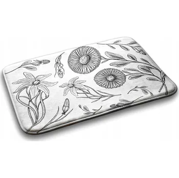 Koupelnová předložka Dekorativní koupelnová předložka Květiny vzor