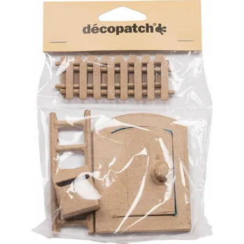 décopatch Dveře a doplňky z kartonu (5ks)