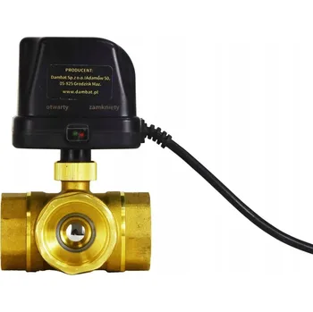 Ventil IBO Elektromagnetický kulový ventil DN32 - 3cestný