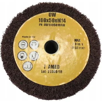 Brusný kotouč HRNÍČKOVÝ KOTOUČ Z NETKANÉ TEXTILIE 100x50xM14 AMED ARMES