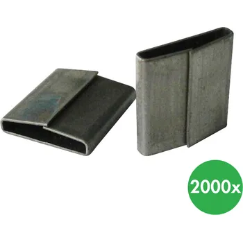 Organizace kabelů Spona pro ocelovou pásku FP 19 mm, 2000 ks
