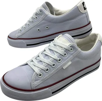 Dámské tenisky Camo Dámské bílé šněrovací tenisky 06 Barva: Bílá, Velikost: 39