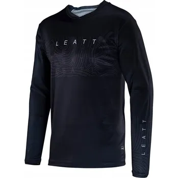 cyklistický dres LEATT CYKLISTICKÝ DRES MTB GRAVITY 3.0 JERSEY BLACK ČERNÝ VELIKOST XL
