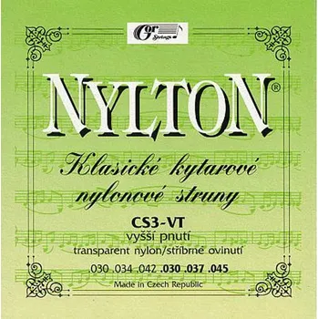 Struna pro kytaru a smyčcový nástroj Gorstrings NYLTON CS3-VT