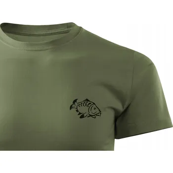 Tričko ForestMax Rybářské tričko T-shirt s potiskem FORESTMAX krátký rukáv vel. M