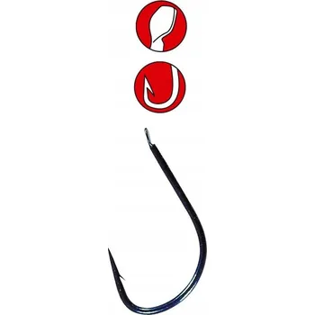 Rybářský háček Háčky Gamakatsu s lopatkou LS-2030B Modré Vel. 12 25 Ks