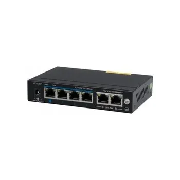 Switch Switch PoE, 6 portů GB, 4x PoE/PoE+ nespravovatelný