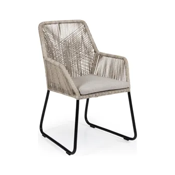 Jídelní židle Venkovní židle s područkami Brafab Midway beige