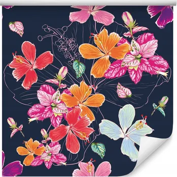 Fototapeta Tapeta do obýváku tropické KVĚTY ibišek příroda