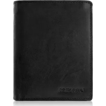 Peněženka Brødrene Pánská kožená peněženka Armaghan černá XL