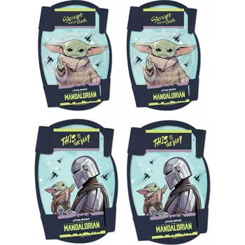 Chránič nohou CHRÁNIČE KOLEN A LOKTŮ NA KOLEČKOVÉ BRUSLE, KOLO STAR WARS x4