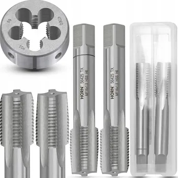 Závitořezný nástroj Závitníky M16 RUČNÍ 2ks M16x1.5 + Závitová očka