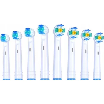 Elektrický zubní kartáček Náhradní Hlavice pro kartáčky Oral-B, alternativa Oral-B, 8 ks