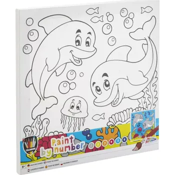 Malování podle čísel pro nejmenší 30x30 cm