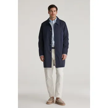KABÁT GANT COTTON CAR COAT EVENING BLUE