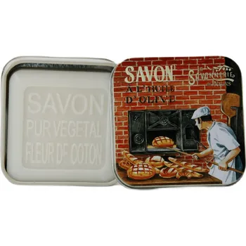 Koupelová kosmetika Marseillské mýdlo La Savonnerie de Nyons KVĚT BAVLNY BOX pekař 100g