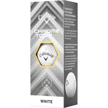Golfový míček Callaway balls Chrome Tour 24 - Triple Diamond bílé 4-vrstvé 3ks