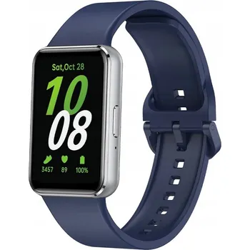 Pouzdro na mobilní telefon Silikonový Řemínek Náhradní pro Samsung Galaxy FIT 3 / SM-R390 / Tmavě Modrá