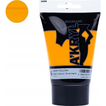 Výtvarná barva Akrylové barvy Renesans žlutá 1 ks 100 ml
