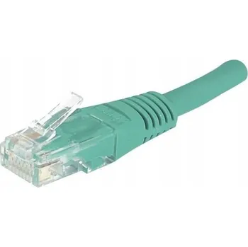 Síťový kabel PROPOJOVACÍ KABEL RJ45 CAT 6 U/UTP ZELENÝ 10M
