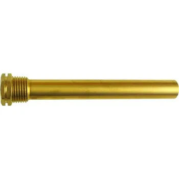 Instalatérský materiál Regulus Jímka mosazná pro 3 čidla 15 x 17 x 130 mm, 1/2", 16592