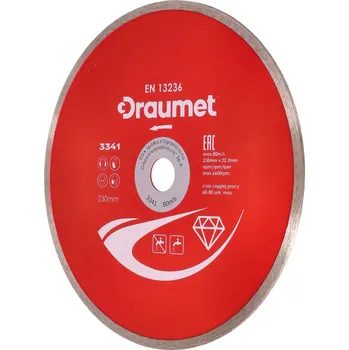 Řezný kotouč Diamantový kotouč kontinuální 230 mm DRAUMET 3341