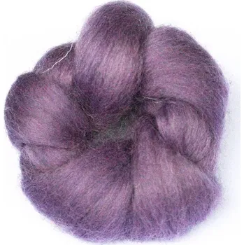 Ovčí rouno Ovčí rouno česané - levandule